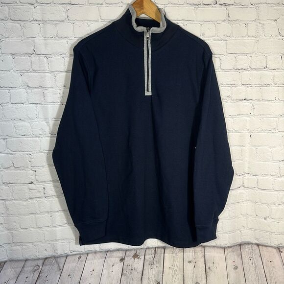 Oda Quarter Zip Jacket Mens L Large Blue New - Picture 1 of 8